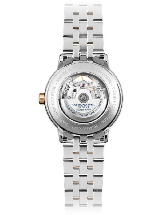 Maestro Men’s Automatic Visible Balance Wheel Two-Tone Bracelet Watch, 40mm