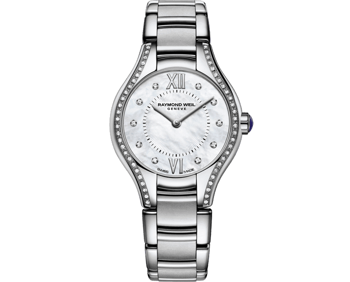 Noemia Ladies Quartz 62 Diamond Mother-of-Pearl Watch, 24 mm