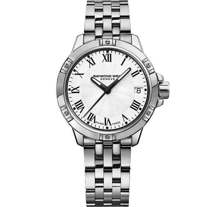 Tango Classic Ladies Quartz White Dial Steel Date Watch, 30mm