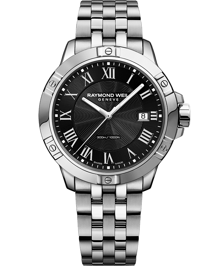 Tango Classic Men’s Quartz Black Steel Bracelet Watch, 41mm