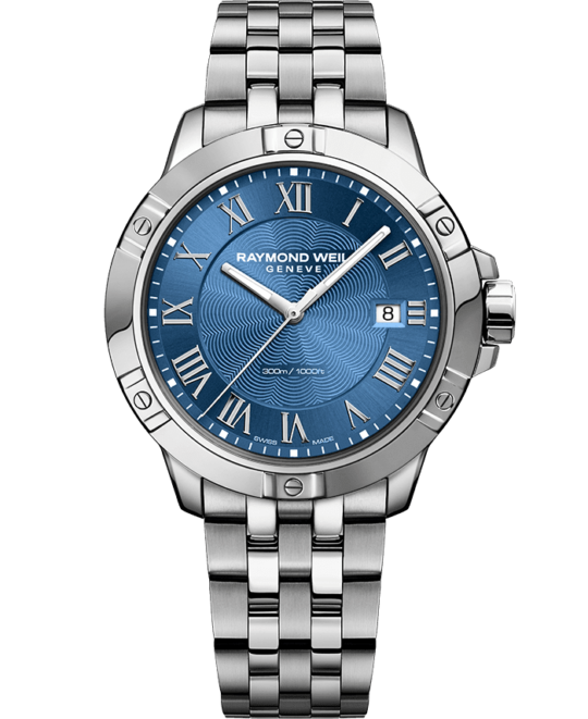 Tango Classic Men’s Quartz Steel Blue Bracelet Watch, 41mm
