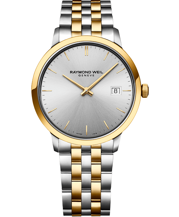 Toccata Men’s Two-tone Silver Dial Quartz Watch, 39mm