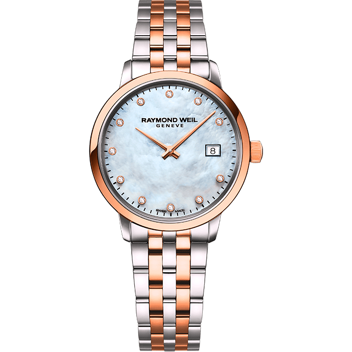 Toccata Ladies Two-tone Rose Gold 11 Diamond Quartz Watch, 29mm