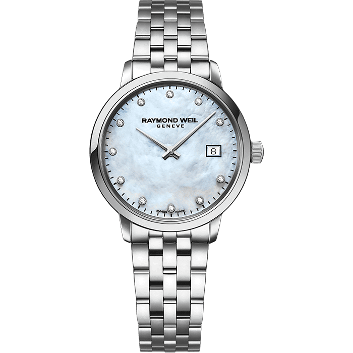 Toccata Ladies White Mother-of-Pearl Diamond Quartz Watch, 29mm