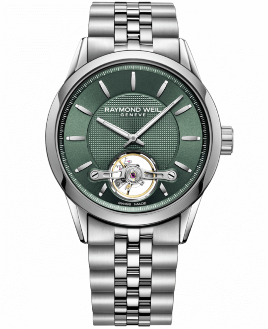 Freelancer Calibre RW1212 Men’s Automatic Green Steel Watch, 42mm
