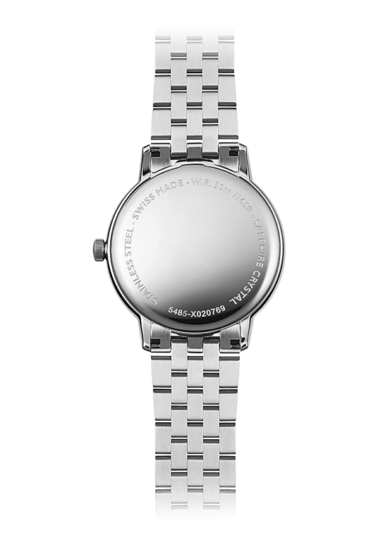 Toccata Men’s Classic Steel Grey Dial Quartz Watch, 39mm
