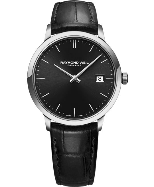 Toccata Men’s Classic Black Dial Quartz Watch , 39mm