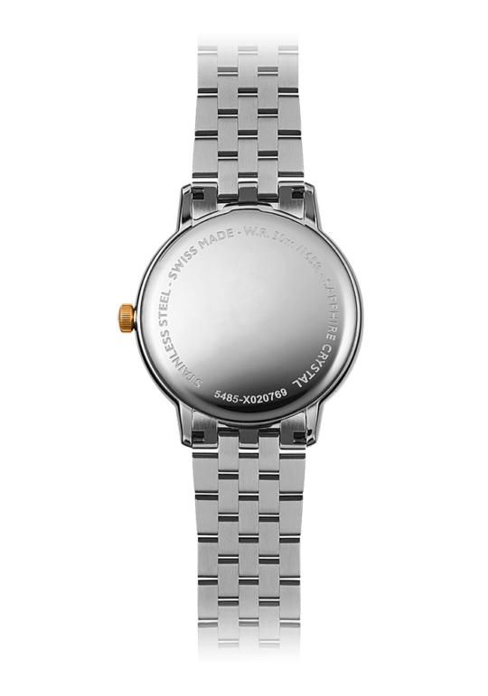 Toccata Men’s Classic Two-tone White Dial Quartz Watch, 39mm