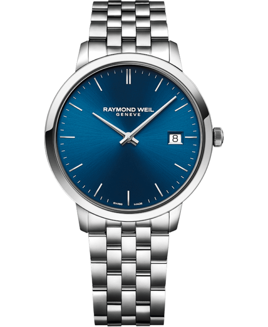 Toccata Men’s Classic Steel Blue Dial Quartz Watch, 42mm