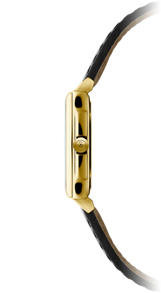 Toccata Ladies Gold Quartz Leather Watch, 22.6 x 28.1 mm